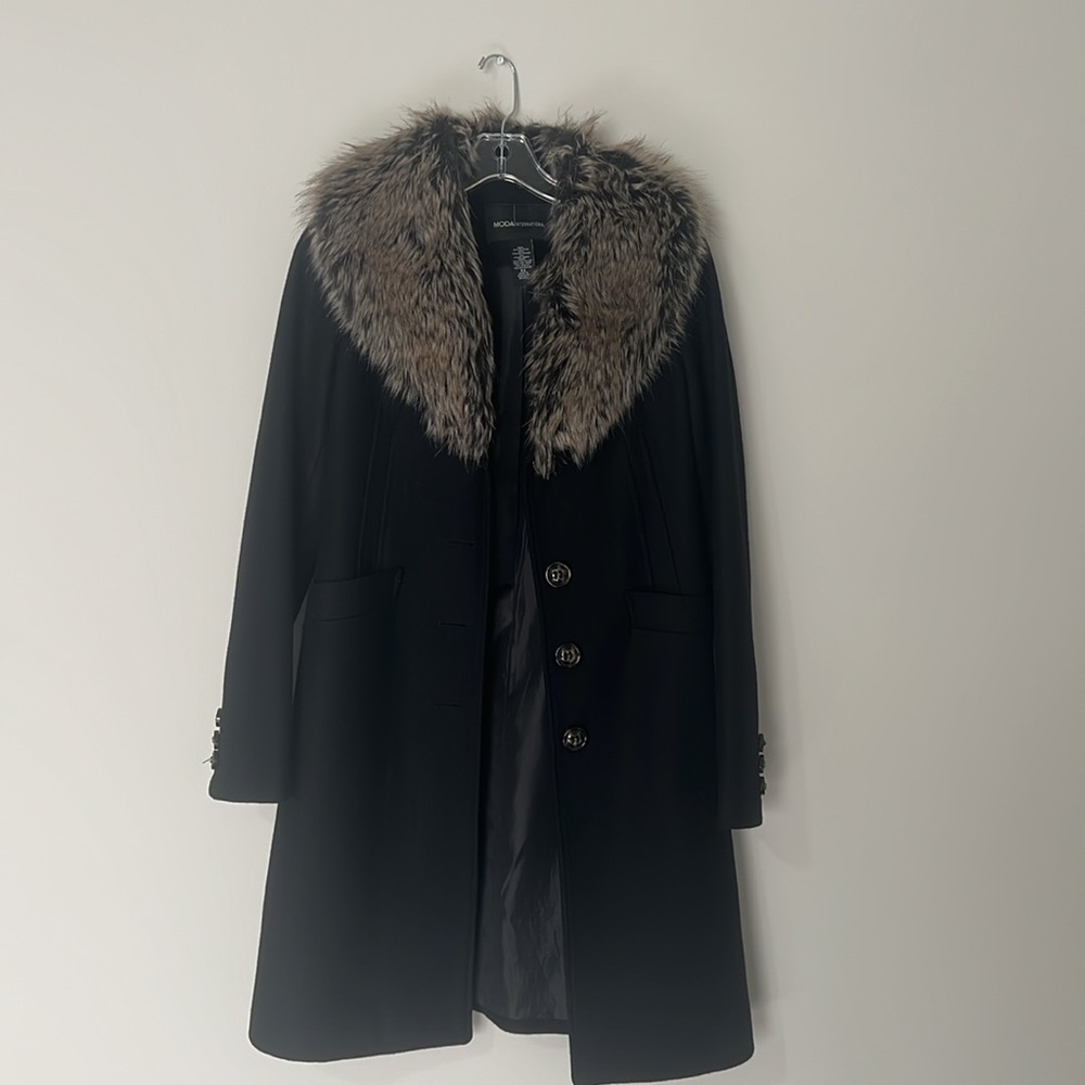Long coat (about 38” long) 
Used